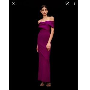 NWT Solace London Rhea Off the Shoulder Dress